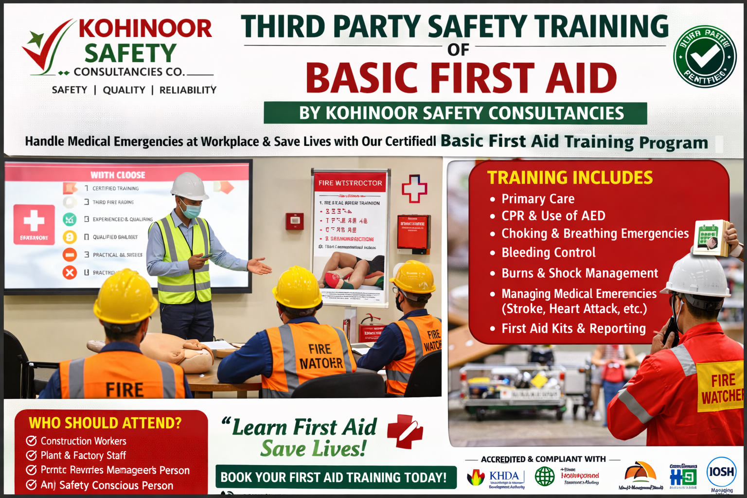 Third Party Safety Training of Basic First Aid